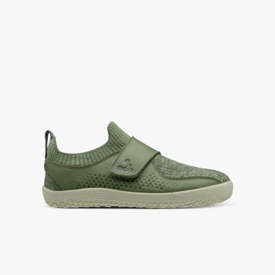 Vivobarefoot Primus Knit Wool - Lasten Lenkkarit Vihreä - QLW154693